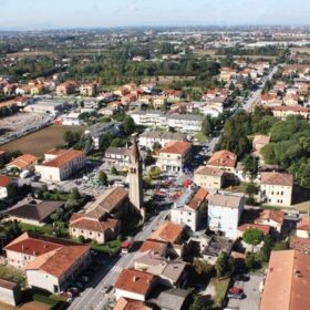 Vista dall'alto della Città di Pianiga