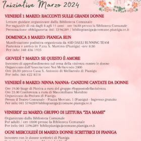 Locandina Giornata internazionale della Donna